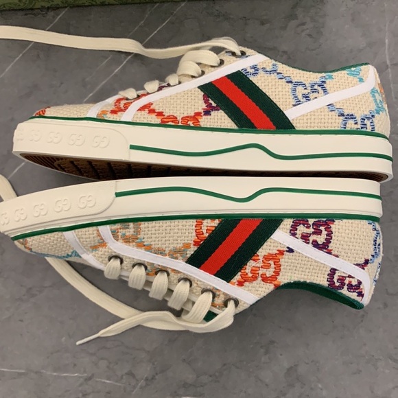 Gucci brand striped fabric-computer embroidery brand logo - Picture 2 of 4